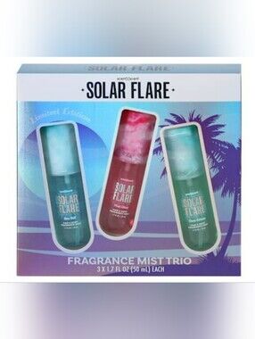Solar Flare Limited Edition Fragrance Hair and Body Mist Trio Pack